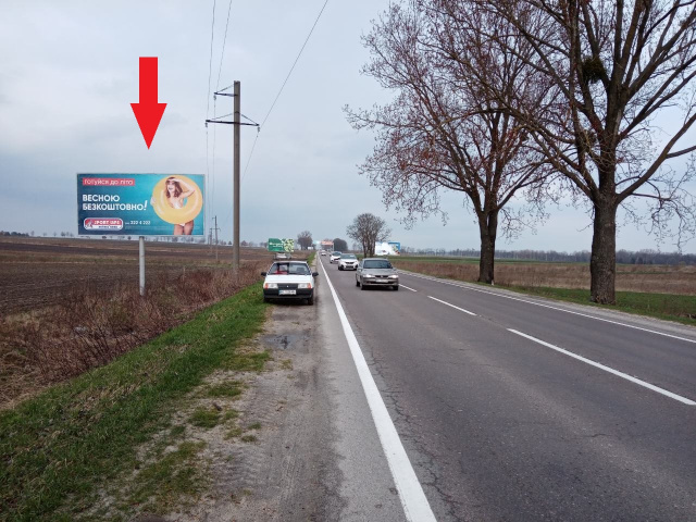 Щит 6x3,  Кільцева дорога (Автодорога М10 Львів - Краківець), км 13 + 100, 500 м до готелю "Панська оселя", в напрямку міста Львів