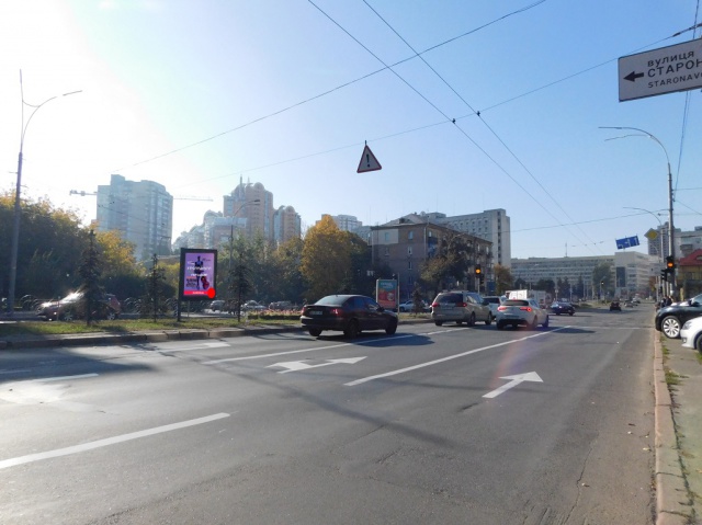 Сітіскролл 1.2x1.8,  Алмазова генерала вул. 6, В напрямку  Лесі Українки  площі