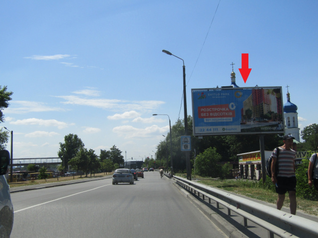 Призма 6x3,  Оноре де Бальзака вул. (180м.до заїзду до церкви), в напрямку центру