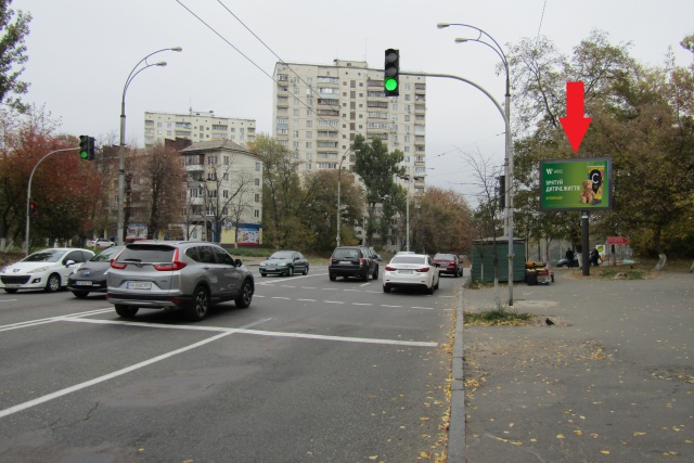 Скролл 3.14x2.3,  Солом'янська вул., 36, в напрямку Протасового Яру