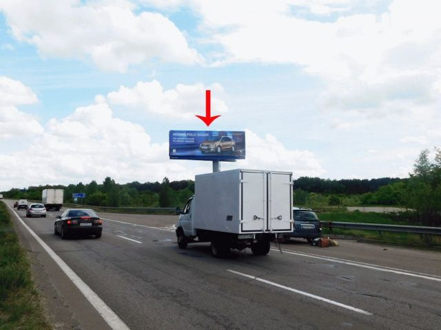 Суперборд 4x12, Ви'зд з Києва, до Чернігова, виїзд на Бровари, перед мостом, до котедж. містечка Княжичі Суперборд 4x12, Ви'зд з Києва, до Чернігова, виїзд на Бровари, перед мостом, до котедж. містечка Княжичі
