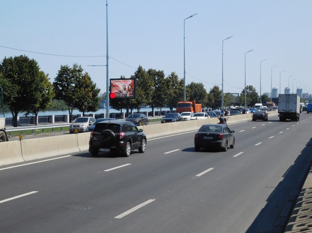 Скролл 3.14x2.3,  Набережне шосе, навтроти буд.№14, в напрямку м. Патона