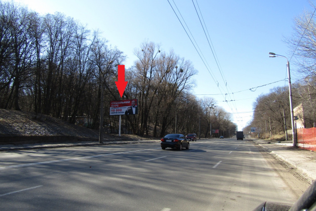 Щит 6x3, Стеценка вул. (Ресторан "Дубки"), в напрямку Кільцевої дороги Щит 6x3, Стеценка вул. (Ресторан "Дубки"), в напрямку Кільцевої дороги