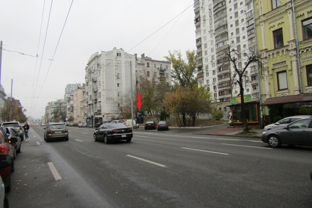 Сітіскролл 1.2x1.8,  Саксаганського вул., 54/56 ( Universal банк, Da Mario Ресторан), в напрямку Перемоги просп.