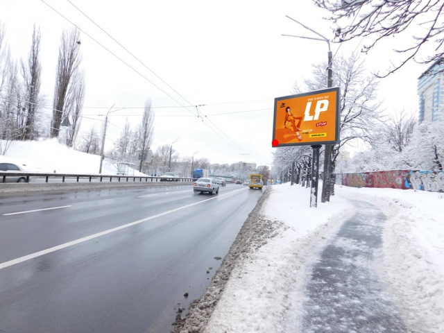 Скролл 3.14x2.3,  Теліги Олени вул., 15, в напрямку Дорогожичі метро
