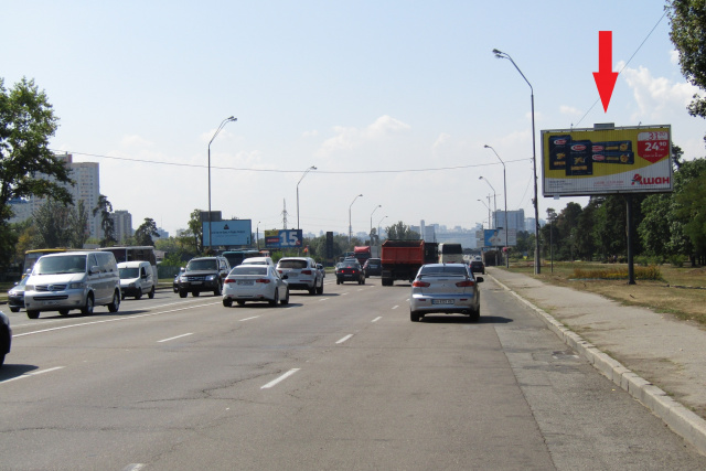 Призма 6x3,  Броварський просп., Ст. м. Лісова (500м до ст. м. Чернігівська, парк Кіото, АЗС, в'їзд в місто)