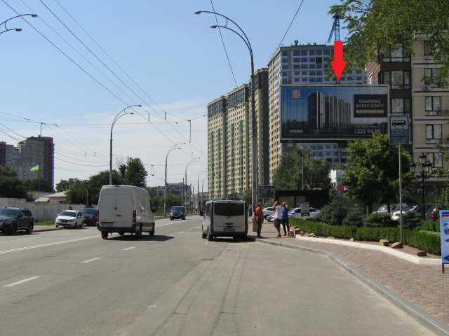 Призма 6x3,  Максимовича М. вул. (Трутенко Онуфрія), 22 (Академія СБУ, клуб "SAXON", ЖК "ParkLand", "Нова Англія", 600м. від ст. м. Васильківська), в напрямку Кільцева дорога