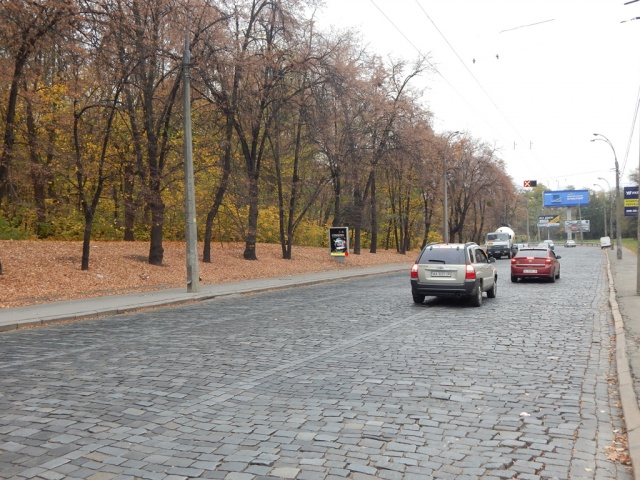 Сітілайт 1.2x1.8,  Пoдільскій узвіз, в напрямку від  вул.Овруцька
