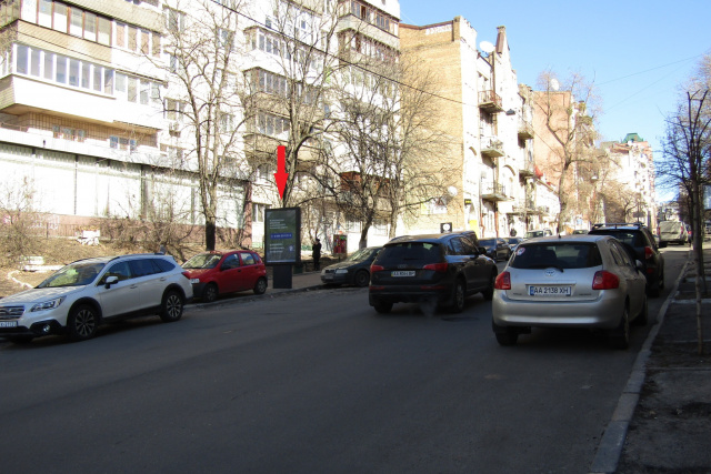 Сітілайт 1.2x1.8,  Гончара О. вул. 46/48, в напрямку Львівської площі