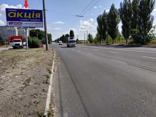 Щит 6x3,  30-річчя Перемоги вул. / Героїв майдану вул. (Гайдара вул) (поруч АЗС)