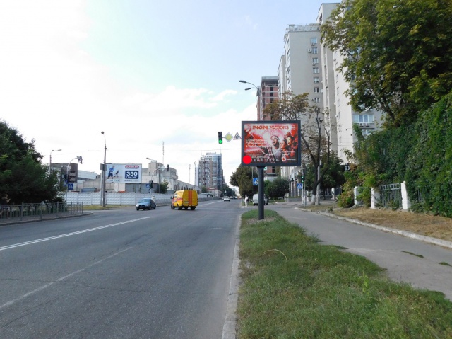 Скролл 3.14x2.3,  Казимира Малевича, вул. (Боженко вул.)  -  Німецька вул., (Автошкола, Amway Ukraine, ЖК Либідь),  в напрямку Протасів Яр вул.