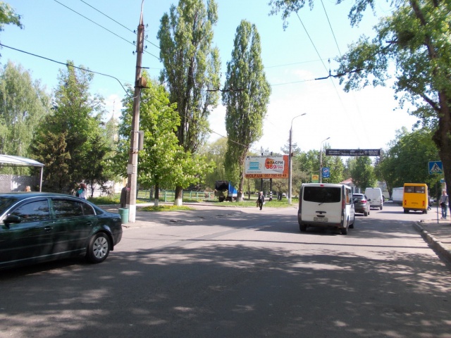 Щит 6x3,  Кондратьєва Герасима вул.(Кірова вул.) -Гамалія вул.,( Піцерія "Venecia",Храм Іоана Руського,Афганський сквер, ОщадБанк),у напрямку центра міста