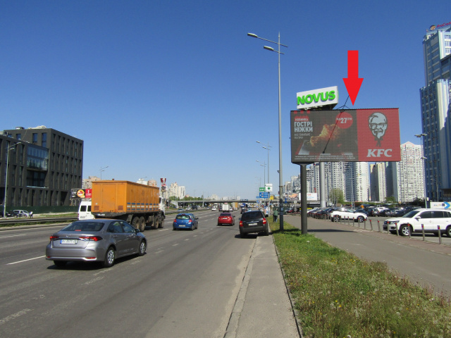 Цифрова панель 6x3,  Бажана М. просп., 8, 300м до метро Осокорки ("Novus", "KFC", МакДональдз, Нова Пошта №60, АЗС "ANP"), в напрямку Бориспільське шосе