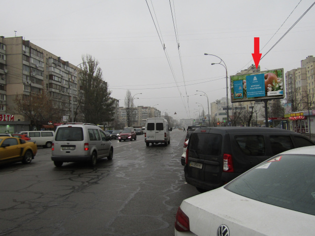 Призма 6x3,  Героїв Дніпра вул.32 (АТБ маркет, Сільпо), в напрямку Володимира Івасюка (Героїв Сталінграду) просп.