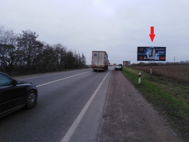 Щит 6x3,  Кільцева дорога (Автодорога Київ-Чоп), км 530 + 400, 600 м від АЗС "Укрнафта", в напрямку міста Львів
