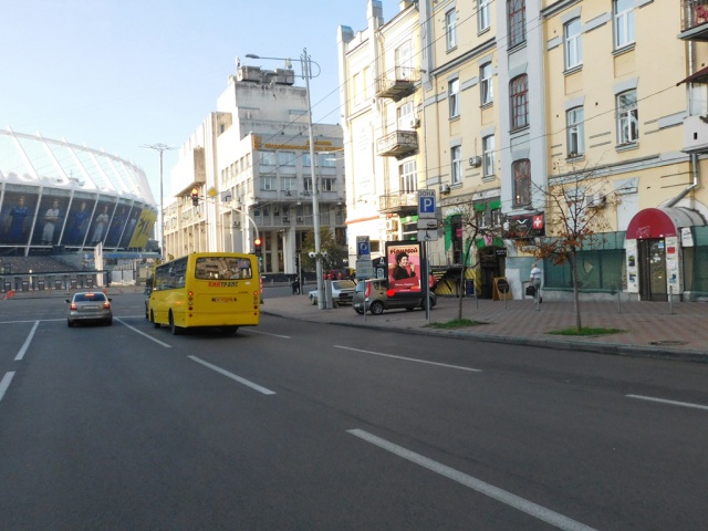 Сітіскролл 1.2x1.8,  Еспланадна вул. 34/2, В напрямку  Саксаганського вул.