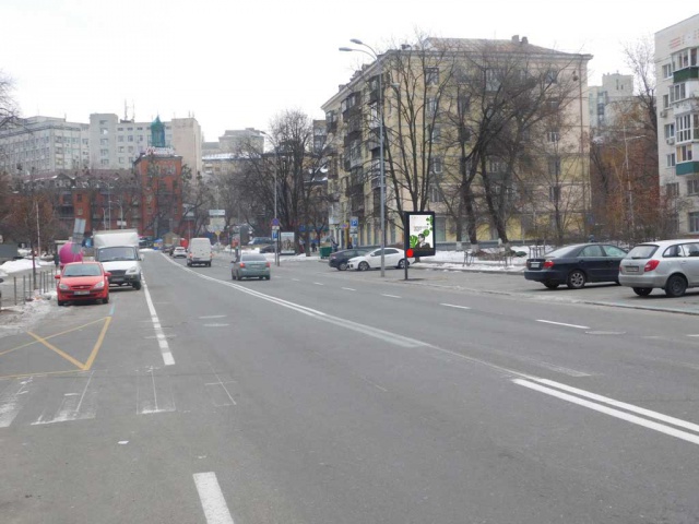 Сітіскролл 1.2x1.8,  Мечникова вул. 8 в напрямку ст метро Кловська
